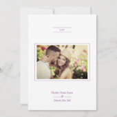 Moderne, minimalistische legante fotowedstrijd  kaart (Voorkant)