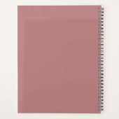 Moderne Minimalistische Leraar School Aangepaste P Planner (Achterkant)
