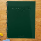 Moderne Minimalistische Lerarenschool Groene Plann Planner