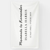 Moderne Minimalistische Levensviering Banner (Verticaal)