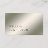 Moderne, minimalistische, lichtgevende, profession visitekaartje (Voorkant)