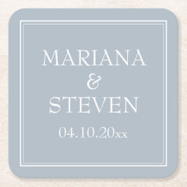 Moderne minimalistische lichtgrijs kartonnen onderzetters