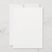 Moderne Minimalistische Lijnkunst Bruid en Bruideg Kaart (Achterkant)