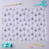 Moderne minimalistische lijntekening Ornamenten Ke Tissuepapier (Craft)