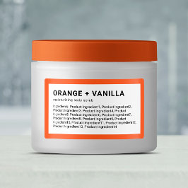 Moderne minimalistische lijst met aangepaste kleur labels