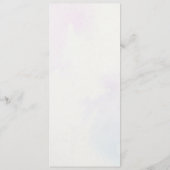 Moderne Minimalistische Lila Paarse Trendy Menu (Achterkant)