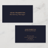 Moderne minimalistische Logo | Aangepaste details Visitekaartje (Voorkant / Achterkant)