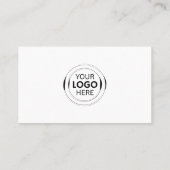 Moderne minimalistische Logo | Aangepaste pictogra Visitekaartje (Achterkant)