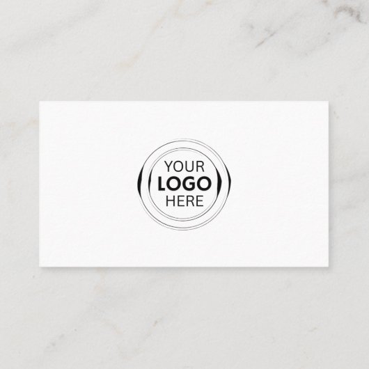 Moderne minimalistische Logo | Aangepaste pictogra Visitekaartje (Achterkant)