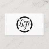 Moderne minimalistische Logo | Aangepaste pictogra Visitekaartje (Achterkant)