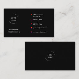 Moderne minimalistische Logo | Aangepaste pictogra Visitekaartje