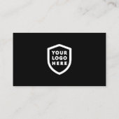 Moderne minimalistische Logo | Aangepaste pictogra Visitekaartje (Achterkant)