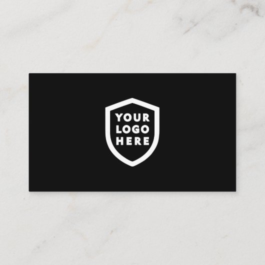 Moderne minimalistische Logo | Aangepaste pictogra Visitekaartje (Achterkant)