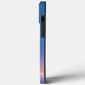 Moderne minimalistische Logo - Blauwe gradiënt Case-Mate iPhone Case (Achterkant / Links)