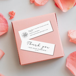 Moderne minimalistische Logo branding Bedankt Invo Mini Visitekaartje