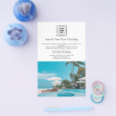 Moderne minimalistische Logo | Clean Business Bran Flyer (Enkel)