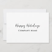 Moderne minimalistische logo cocktail party corpor kaart (Achterkant)