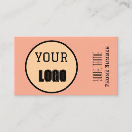 Moderne minimalistische Logo naam op maat Visitekaartje