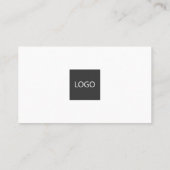 Moderne, minimalistische Logo Visitekaartje (Achterkant)