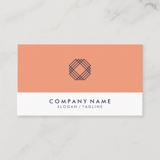 Moderne, minimalistische Logo voor typografie Visitekaartje (Voorkant)