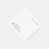 Moderne minimalistische luiers voor weddenschappen servet (Hoek)