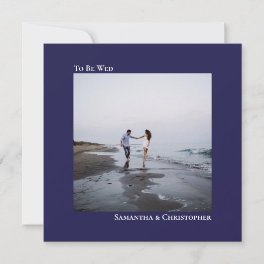 Moderne minimalistische marineslepplein kaart (Voorkant)