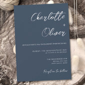 Moderne minimalistische marineweddenschap kaart