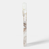 Moderne minimalistische marmeren textuur overlay L Case-Mate iPhone Case (Achterkant / Links)