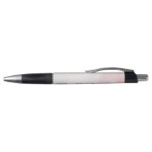 Moderne minimalistische marmeren textuur roze goud pen (Bovenkant)