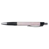 Moderne minimalistische marmeren textuur roze goud pen (Bodem)