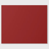 Moderne minimalistische maroon bordeaux effen kleu cadeaupapier (Vlak)