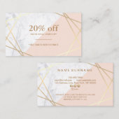 Moderne minimalistische meetlint visitekaartje (Voorkant / Achterkant)