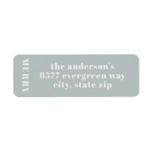 Moderne minimalistische Merry Blue Retour Adres