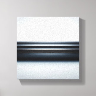 Moderne Minimalistische Metalen Horizon Kunst - Ab Canvas Afdruk