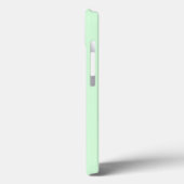 Moderne Minimalistische Mintgroene Aangepaste logo Case-Mate iPhone Case (Achterkant / Links)