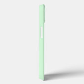 Moderne Minimalistische Mintgroene Aangepaste logo Case-Mate iPhone Case (Achterkant / Rechts)