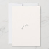 Moderne Minimalistische Mintgroene Scriptie Huweli Save The Date (Achterkant)
