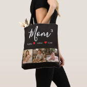 Moderne Minimalistische Moeder Aangepaste Foto & N Tote Bag (Dichtbij)