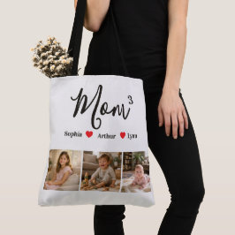 Moderne Minimalistische Moeder Aangepaste Foto & N Tote Bag