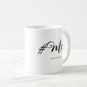 Moderne minimalistische Moederdag Handgeschreven # Koffiemok (Voorkant rechts)