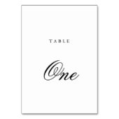 Moderne minimalistische monogram bruiloft kaart (Voorkant)