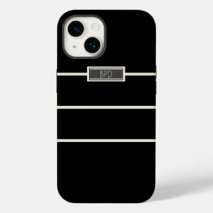 Moderne Minimalistische Monogram Eerste Letters Zw Case-Mate iPhone 14 Hoesje