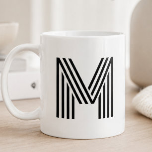Moderne Minimalistische Monogram Initiële Letter Z Koffiemok