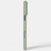 Moderne minimalistische monogram licht salie groen Case-Mate iPhone case (Achterkant / Rechts)