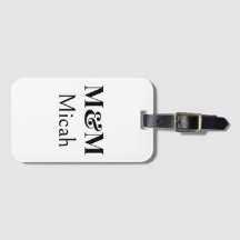 Moderne Minimalistische Monogram Moderne Luxe Eleg