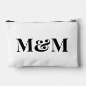 Moderne Minimalistische Monogram Moderne Luxe Eleg Etui (Achterkant)