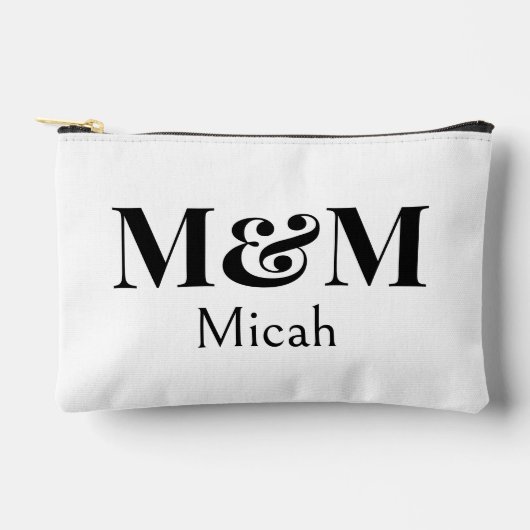 Moderne Minimalistische Monogram Moderne Luxe Eleg Etui (Voorkant)