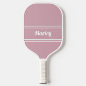 Moderne minimalistische monogram naam Meisvrij Spo Pickleball Paddle (Voorkant)