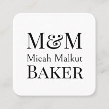 Moderne Minimalistische Monogram QR Code Luxe, Naa
