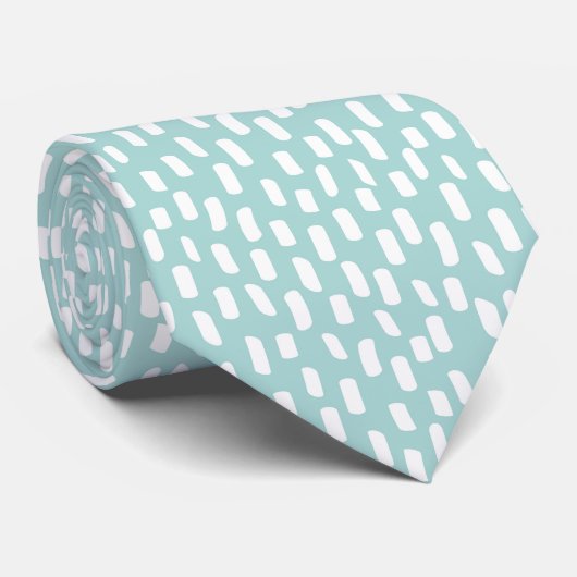 Moderne Minimalistische Munt Tie Stropdas (Opgerold)